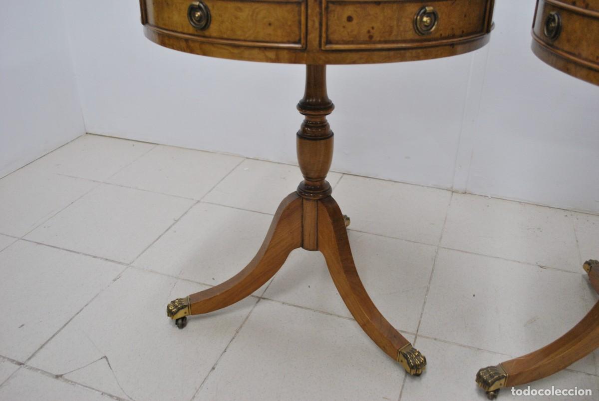 Antig&uuml;edades: Pareja de mesas inglesas estilo Regency - Foto 6
