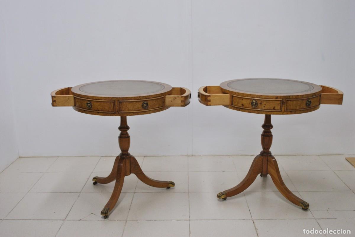 Antig&uuml;edades: Pareja de mesas inglesas estilo Regency - Foto 7