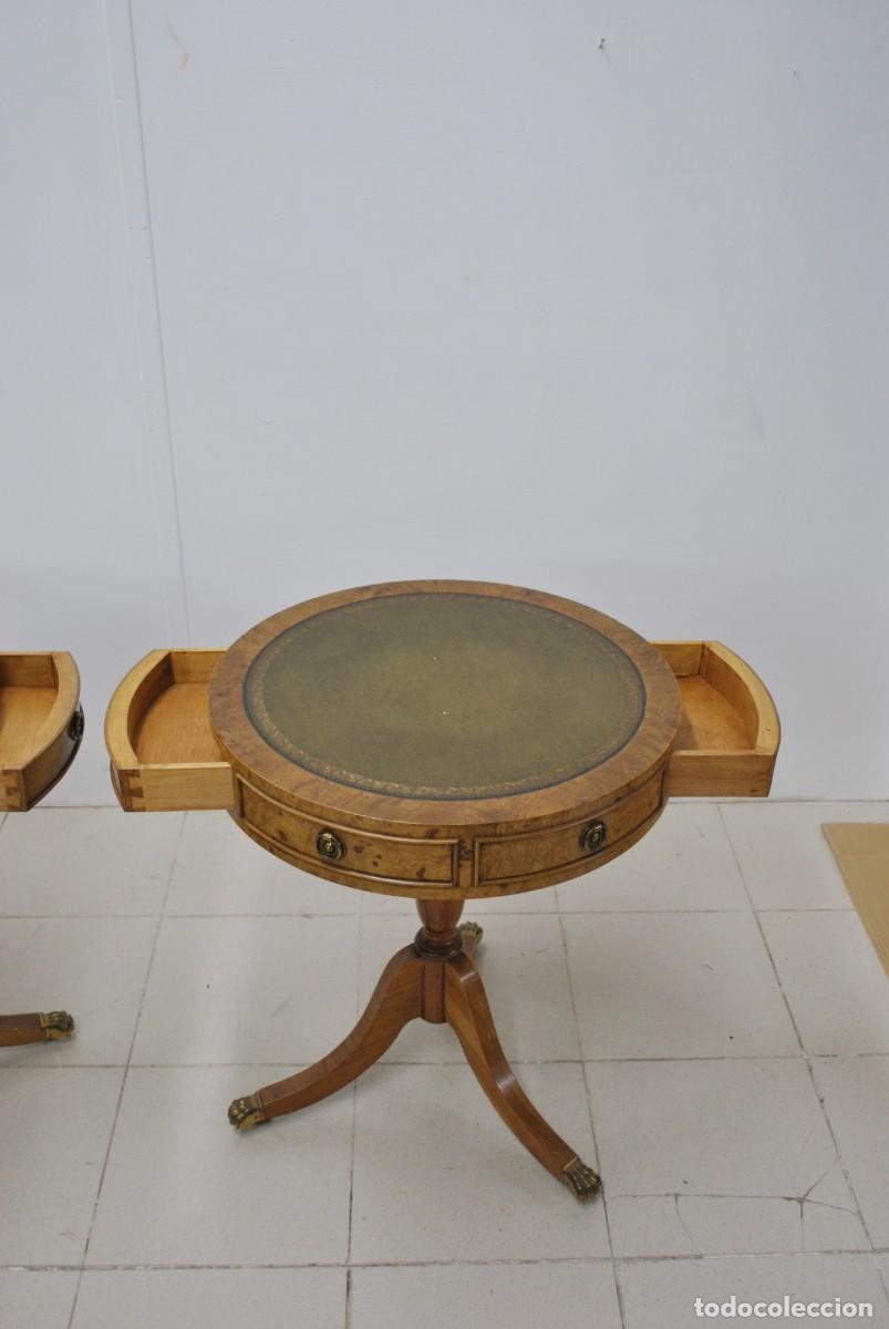 Antig&uuml;edades: Pareja de mesas inglesas estilo Regency - Foto 8