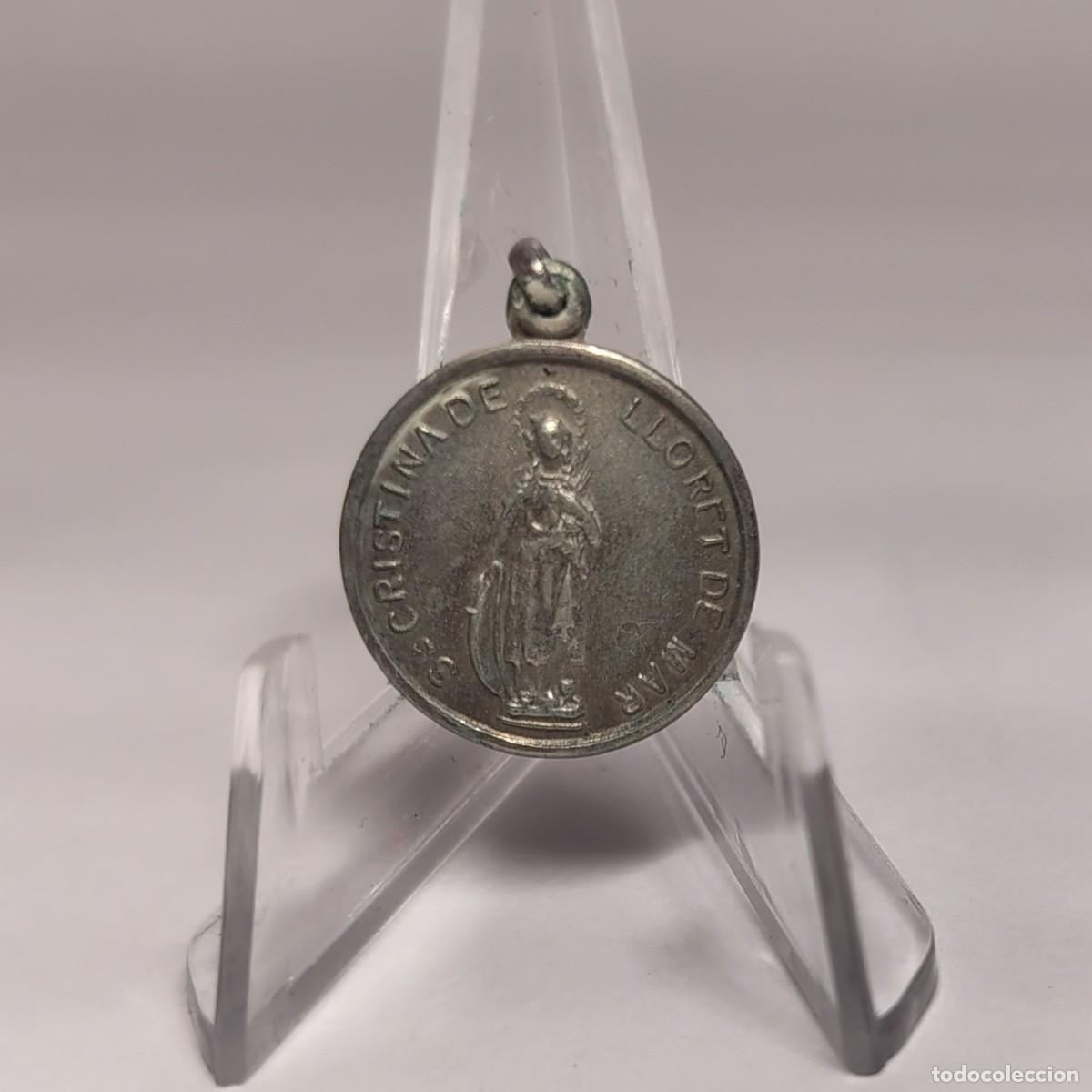 Antig&uuml;edades: Medalla religiosa / Colgante: SANTA CRISTINA DE LLORET DE MAR. M352