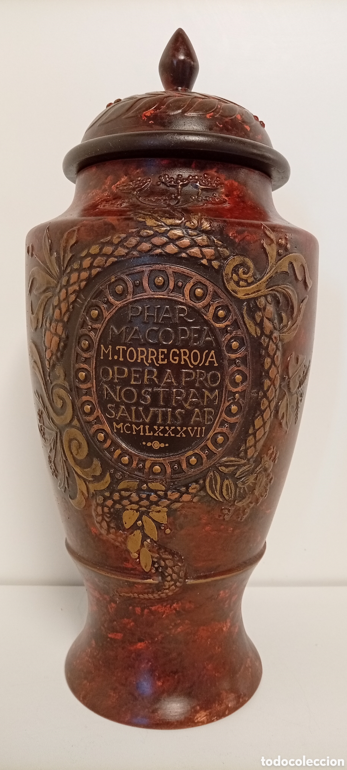 Antig&uuml;edades: JARR&Oacute;N DECORATIVO TERRACOTA