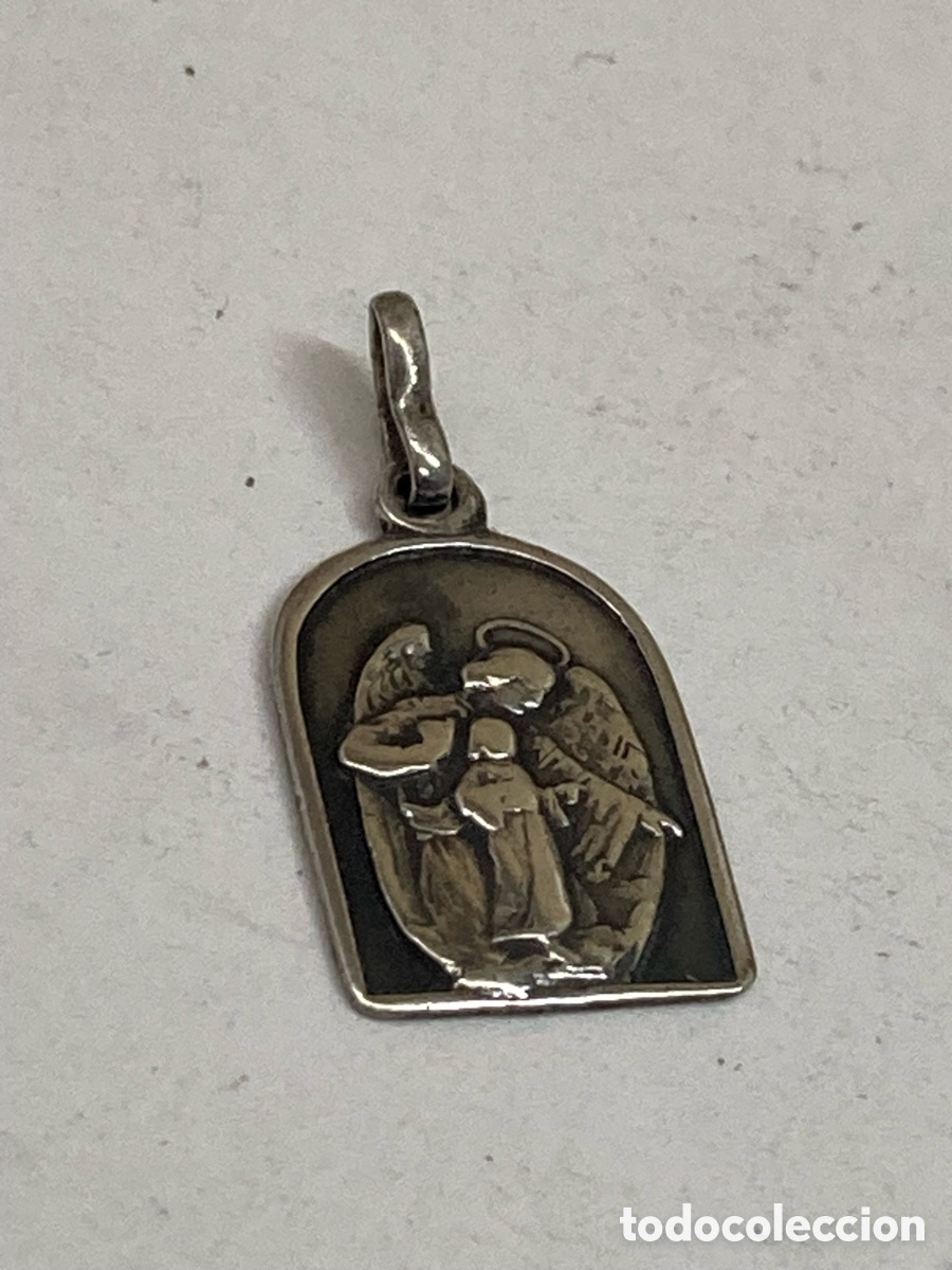 Antig&uuml;edades: Medalla de plata religiosa C592 - Foto 1