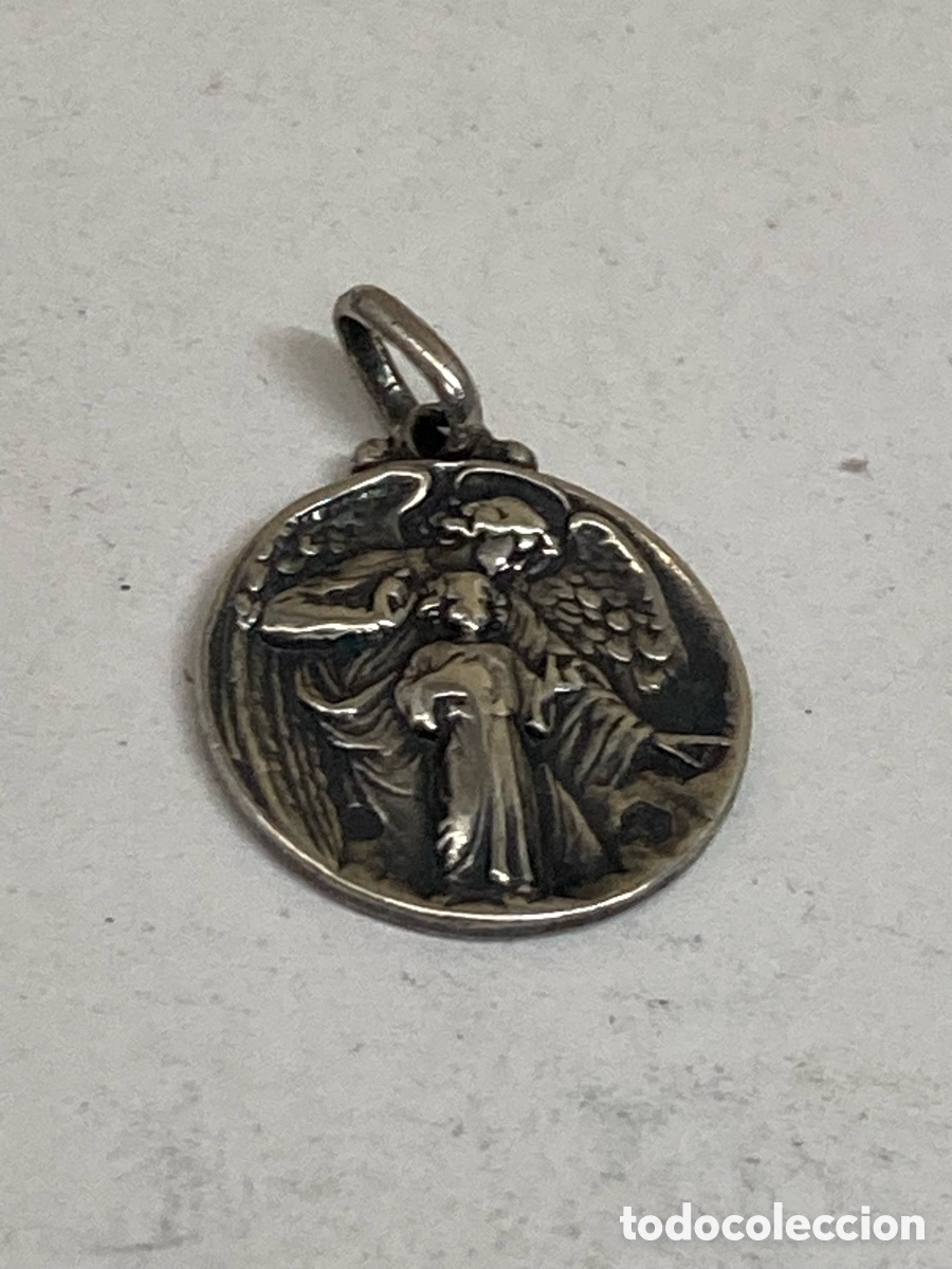 Antig&uuml;edades: Medalla de plata religiosa C592 - Foto 1