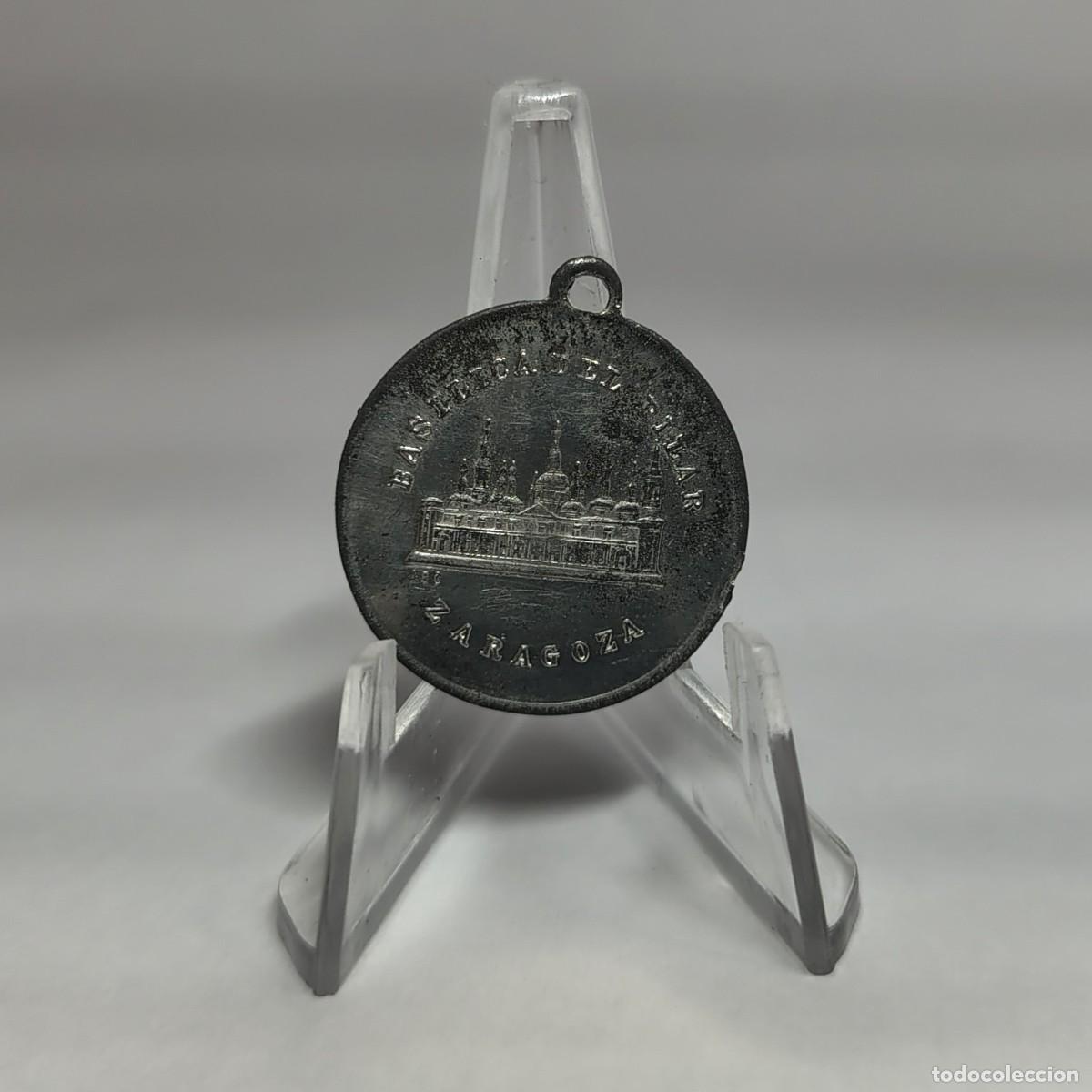 Antig&uuml;edades: Medalla religiosa / Colgante: BASILICA DEL PILAR DE ZARAGOZA. N.S. del PILAR. M359