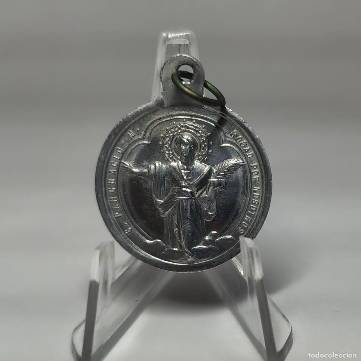 Antig&uuml;edades: Medalla religiosa / Colgante: SAN PANCRACIO M. ROGAD POR NOSOTROS. M362