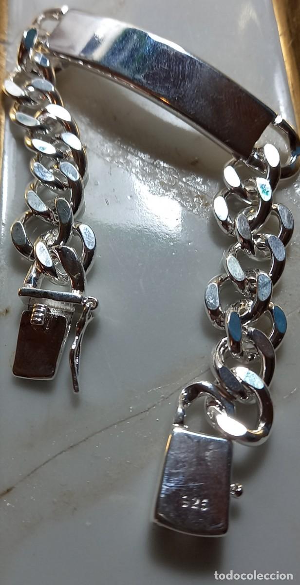 Antig&uuml;edades: ESCLAVA ACERO LAMINADA PLATA 925
