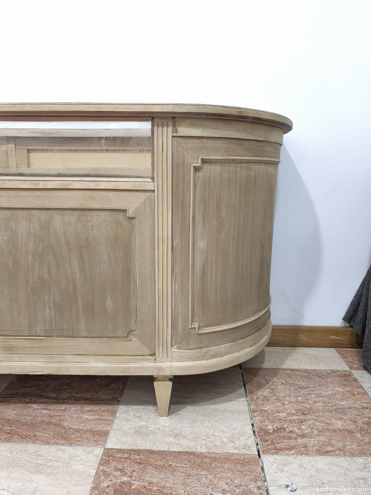 Antig&uuml;edades: Mostrador comercial antiguo de madera - Foto 2