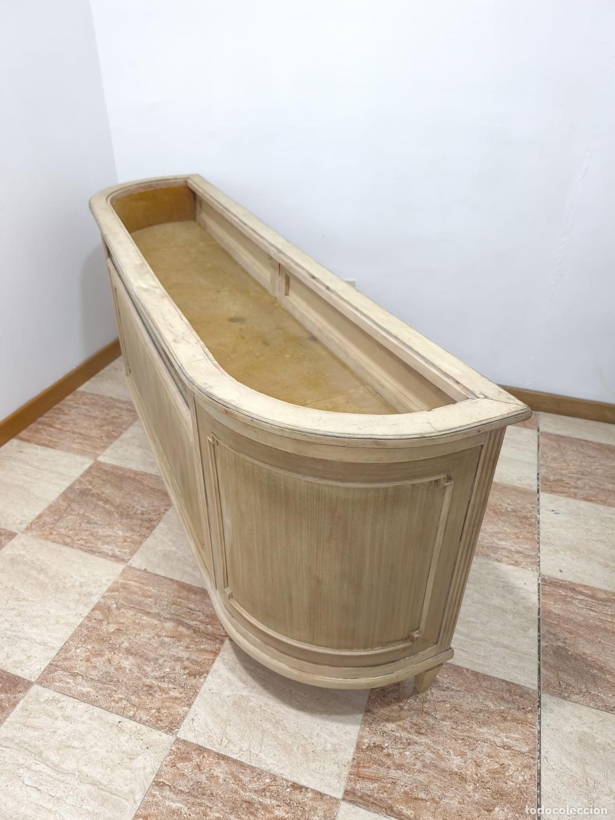 Antig&uuml;edades: Mostrador comercial antiguo de madera - Foto 5