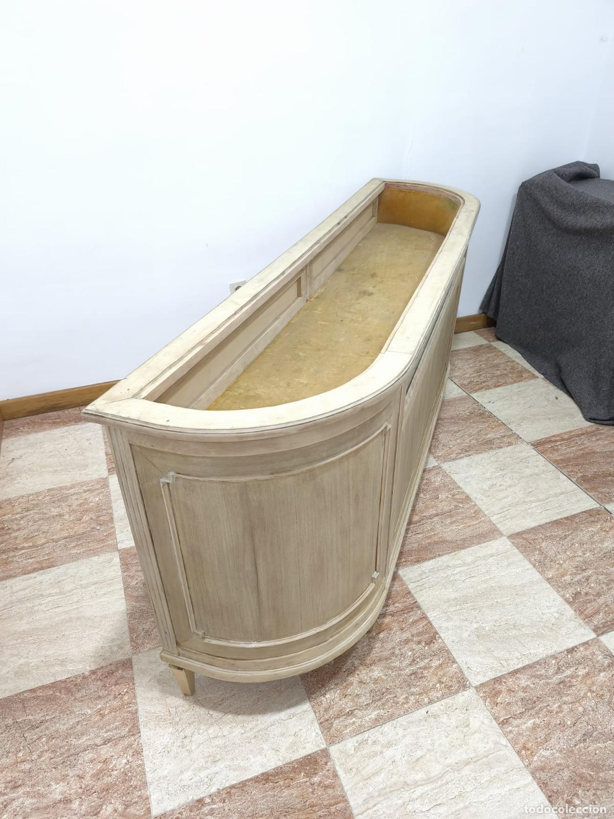 Antig&uuml;edades: Mostrador comercial antiguo de madera - Foto 7