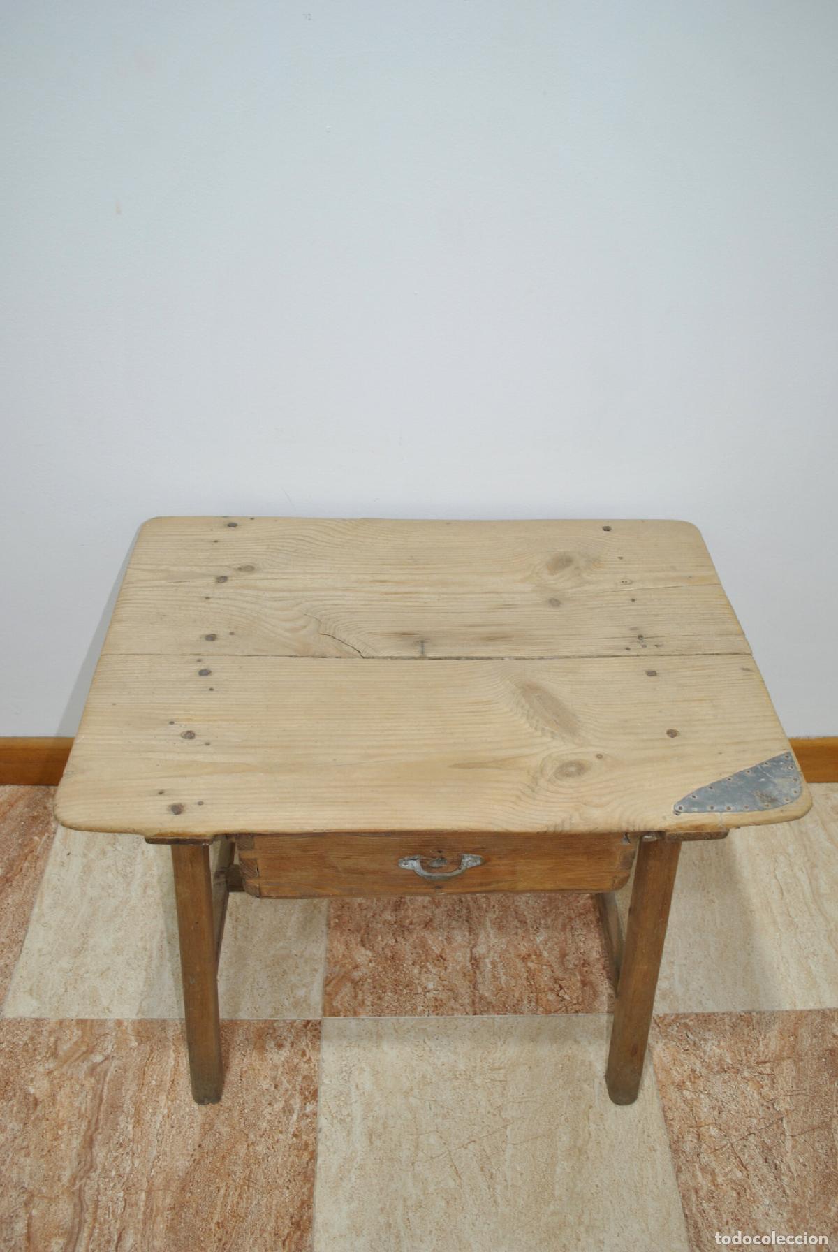 Antig&uuml;edades: Mesa tocinera r&uacute;stica madera - Foto 2
