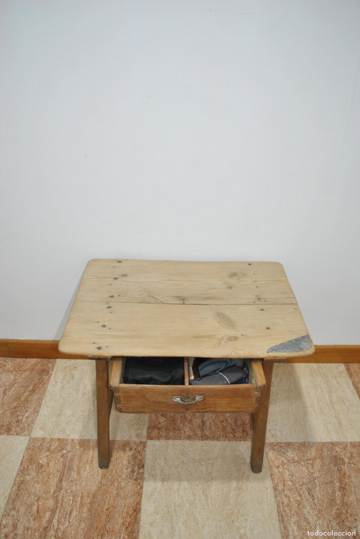 Antig&uuml;edades: Mesa tocinera r&uacute;stica madera - Foto 3