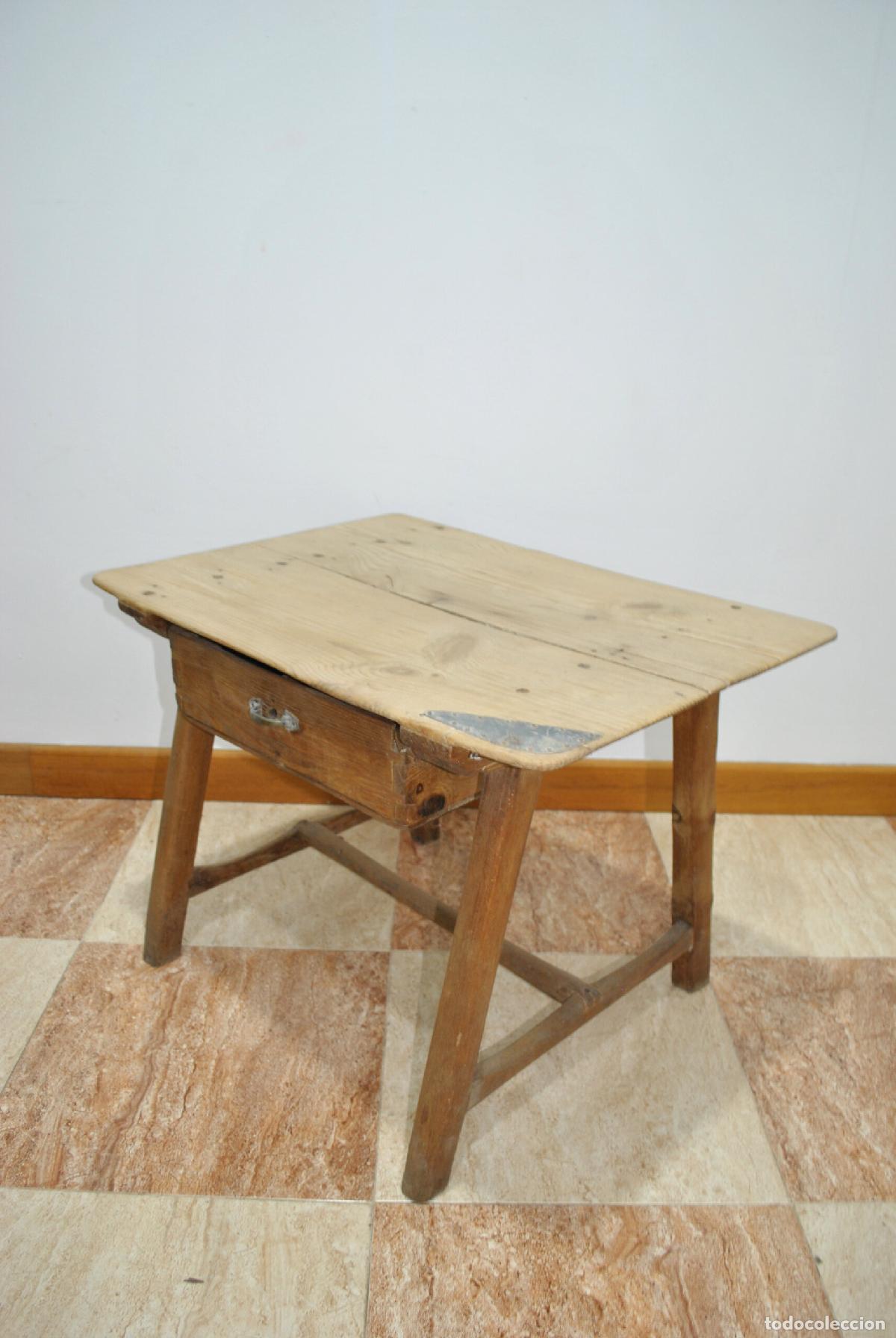 Antig&uuml;edades: Mesa tocinera r&uacute;stica madera - Foto 4