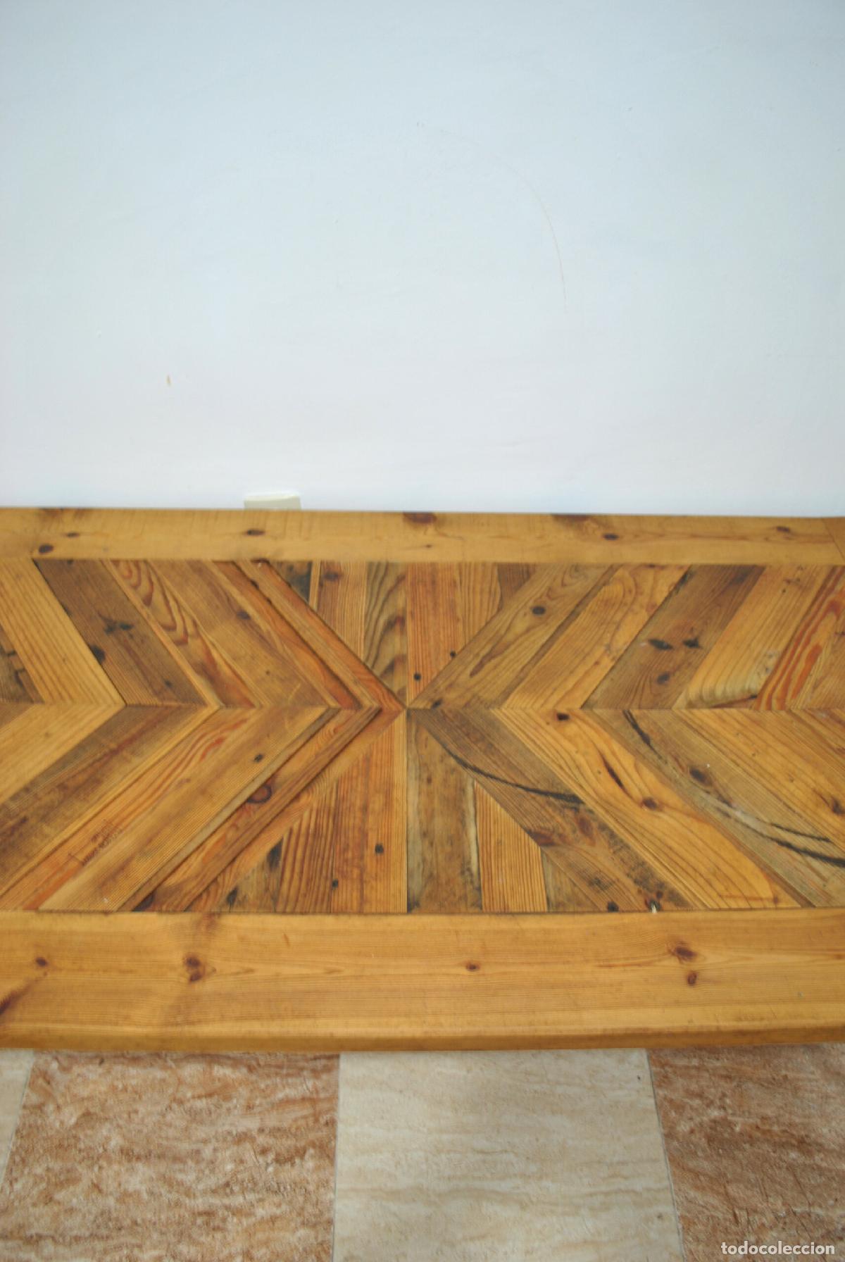 Antig&uuml;edades: Mesa de centro madera estilo industrial - Foto 4
