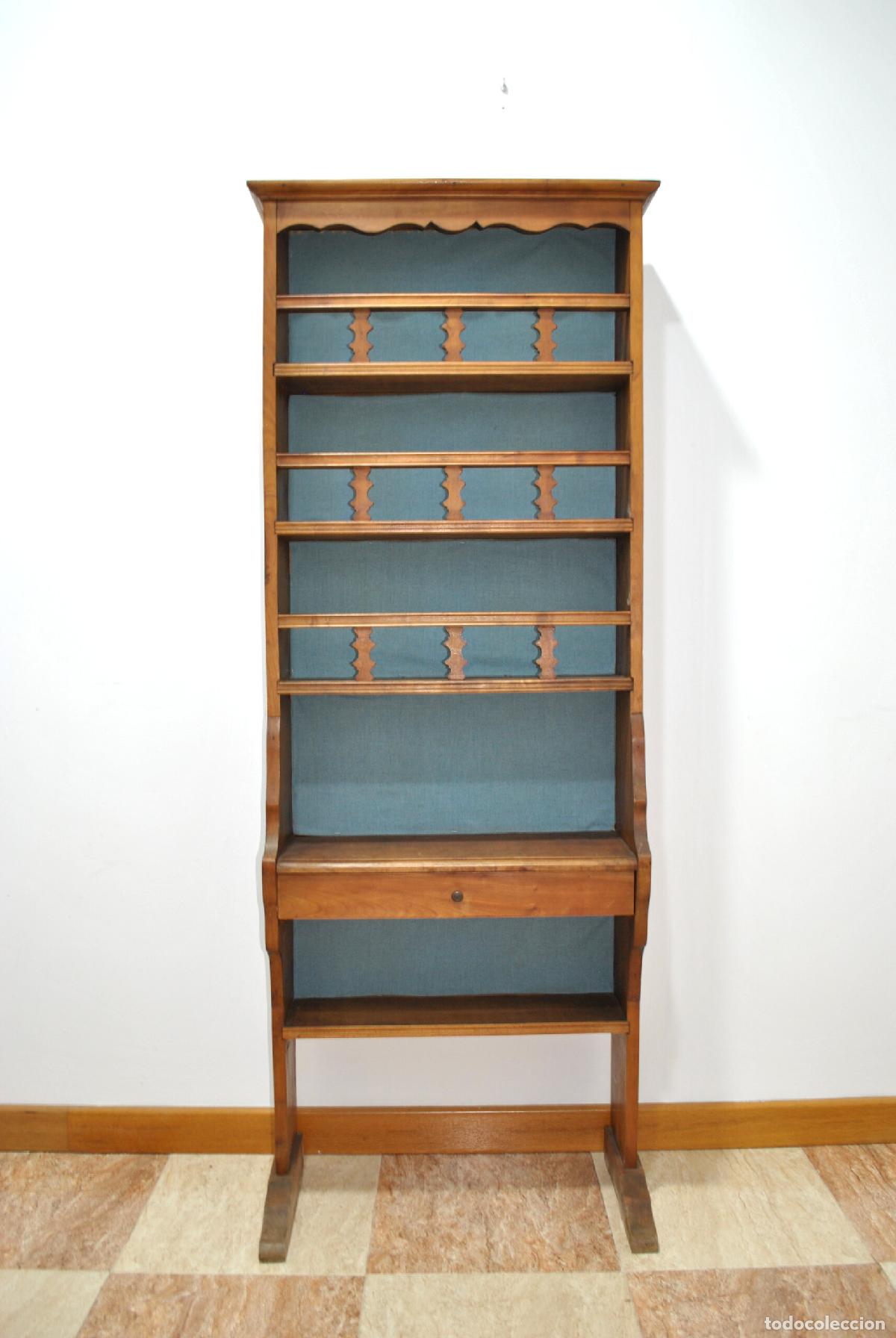 Antig&uuml;edades: Mueble platero r&uacute;stico de madera con caj&oacute;n - Foto 2