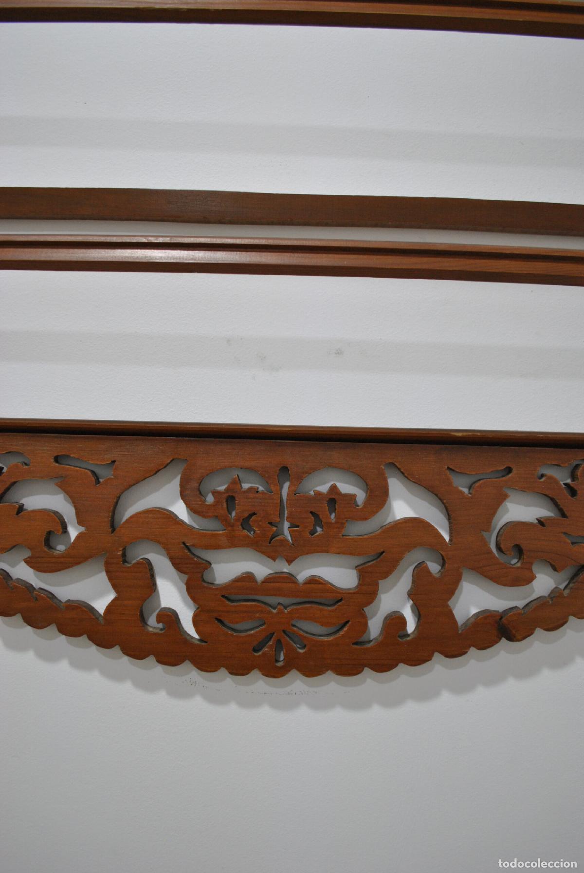 Antig&uuml;edades: Mueble platero de pared de madera - Foto 5