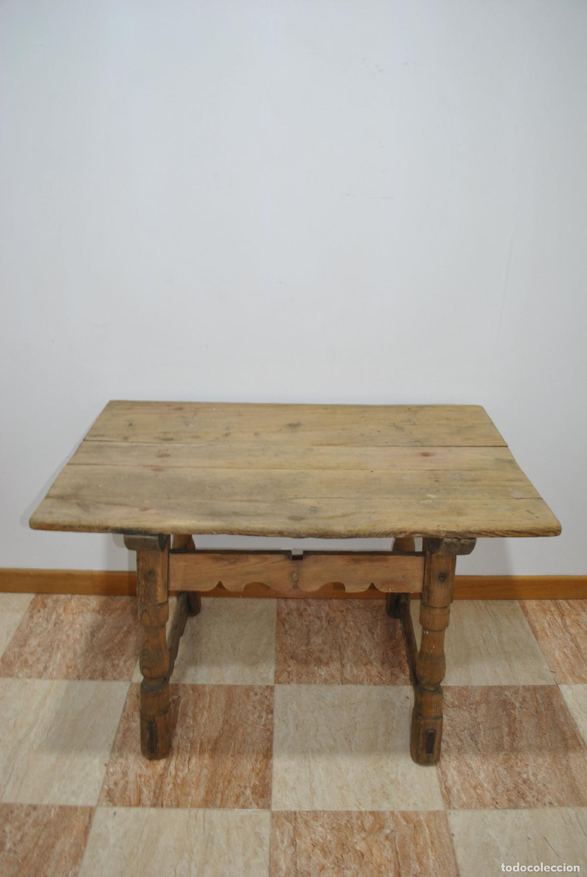Antig&uuml;edades: Mesa r&uacute;stica estilo castellano - Foto 2