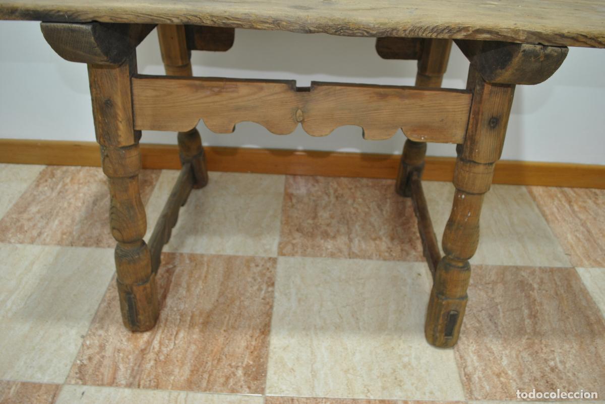 Antig&uuml;edades: Mesa r&uacute;stica estilo castellano - Foto 4