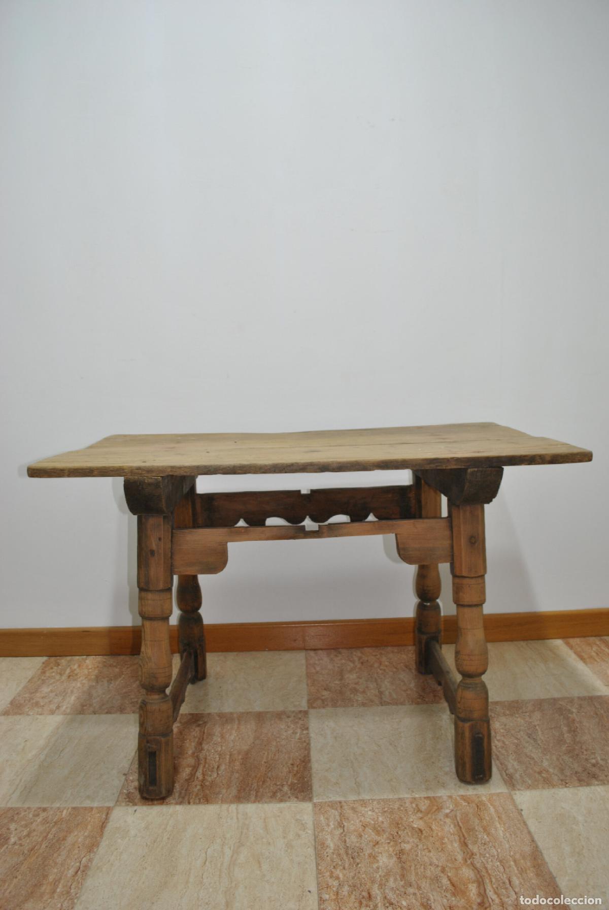 Antig&uuml;edades: Mesa r&uacute;stica estilo castellano - Foto 7