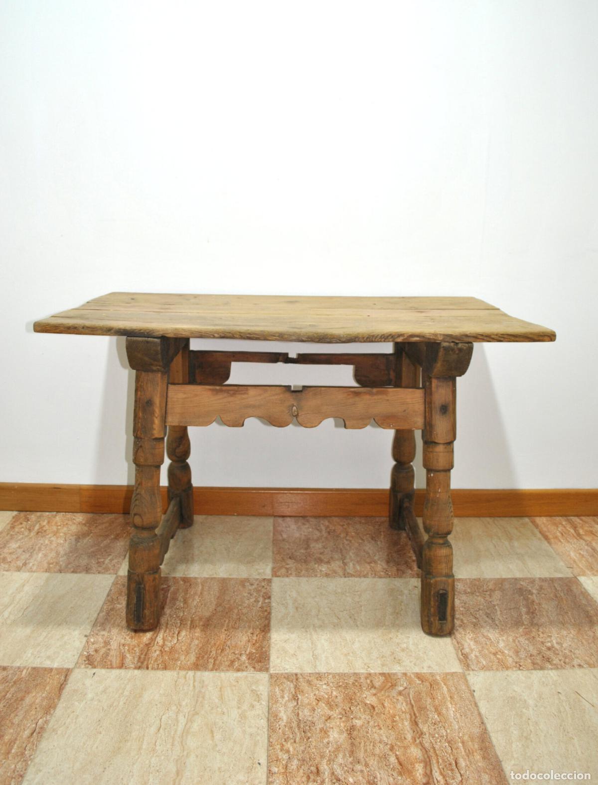Antig&uuml;edades: Mesa r&uacute;stica estilo castellano - Foto 1
