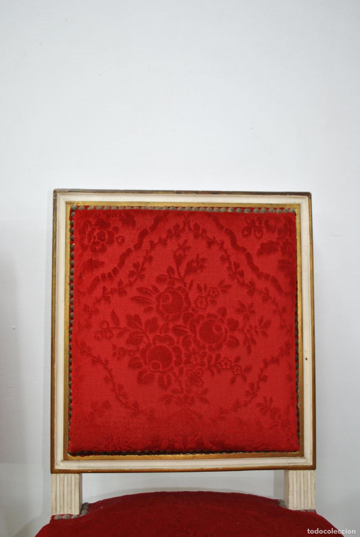 Antig&uuml;edades: Conjunto 6 sillas estilo Luis XVI - Foto 2