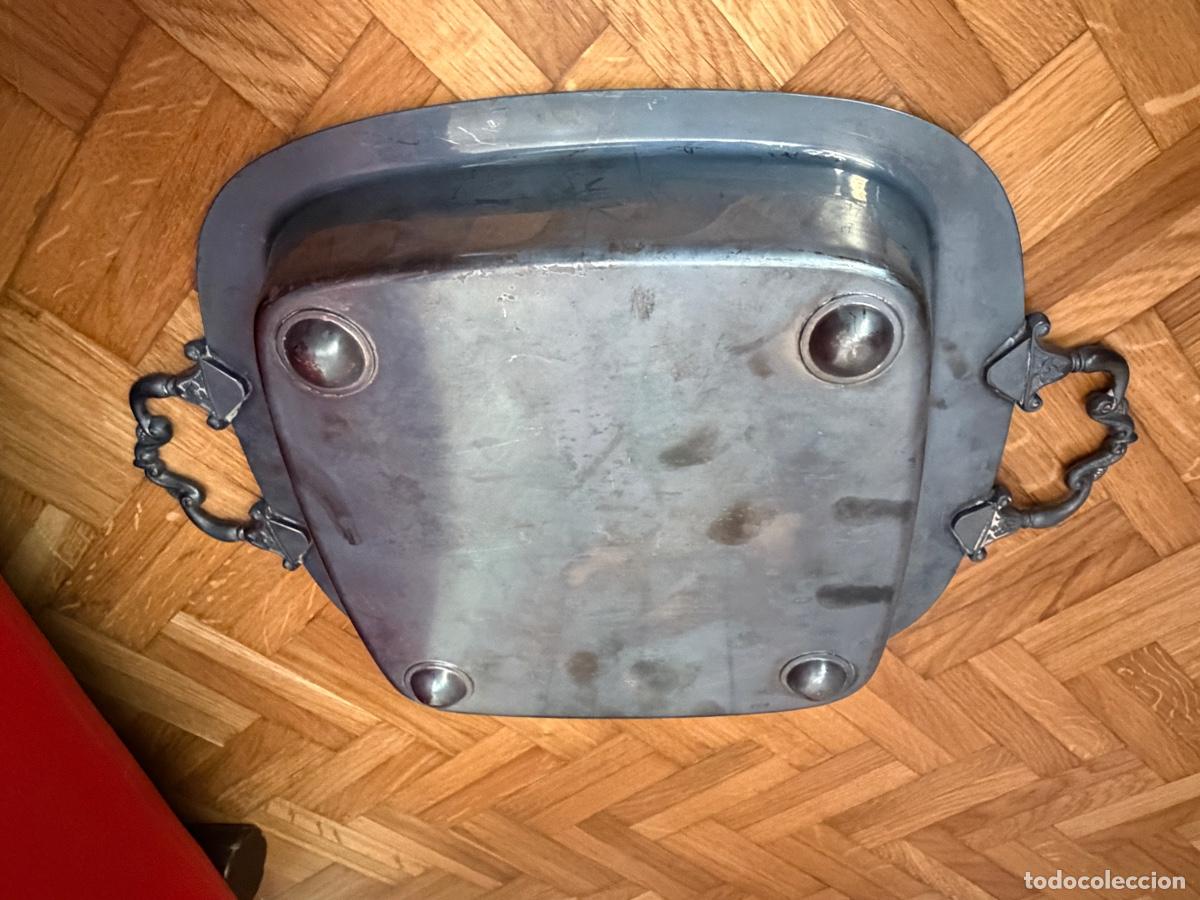 Antig&uuml;edades: Bandeja Silver Plate Cenacchi - Foto 6