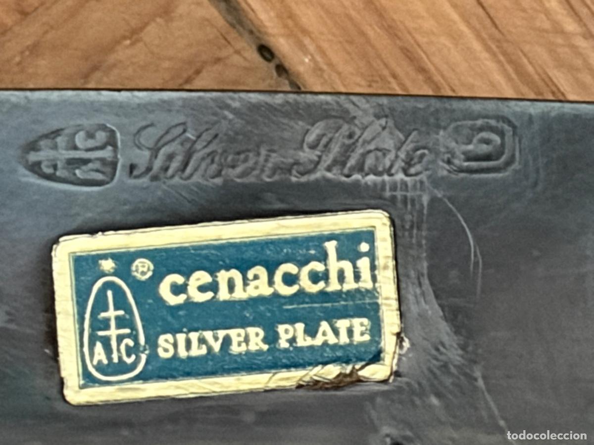 Antig&uuml;edades: Bandeja Silver Plate Cenacchi - Foto 7