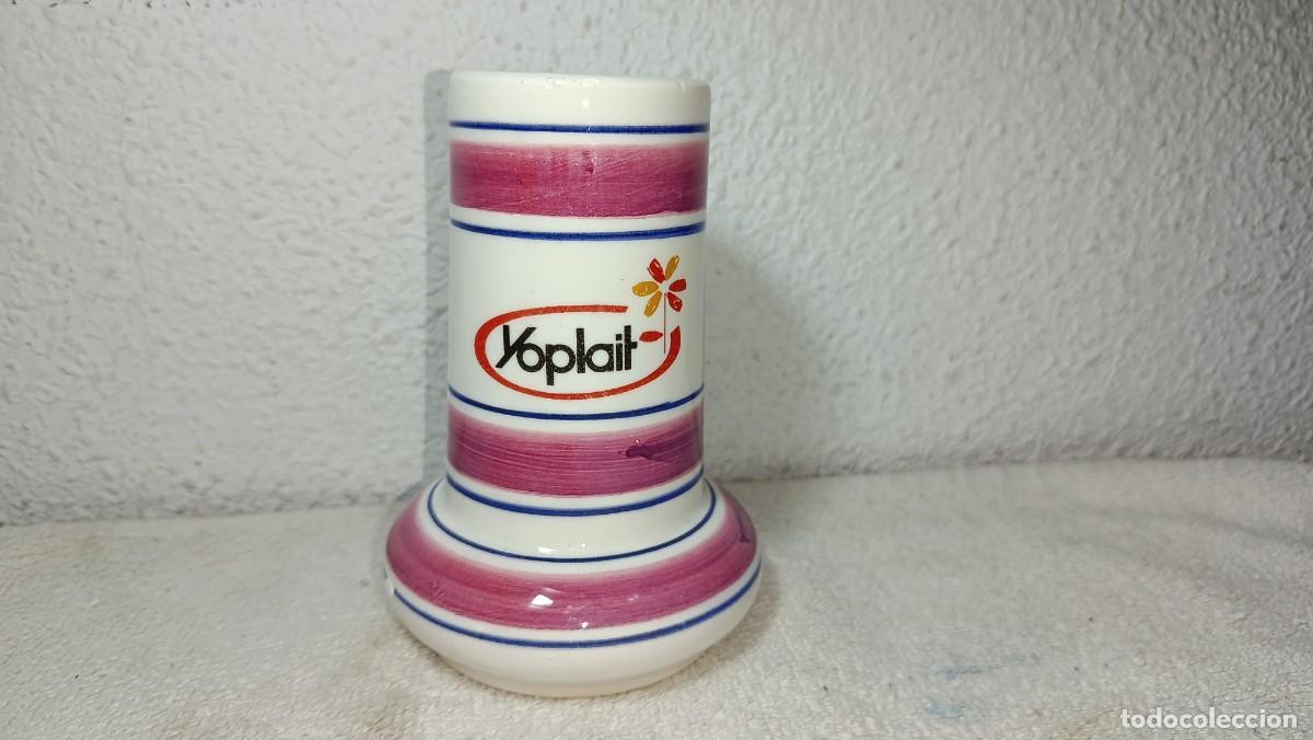 Antig&uuml;edades: ANTIGUO JARRON FLORERO REGALO PROMOCIONAL DE YOGUR YOGURES YOPLAIT 10 ANIVERSARIO A&Ntilde;O 1972