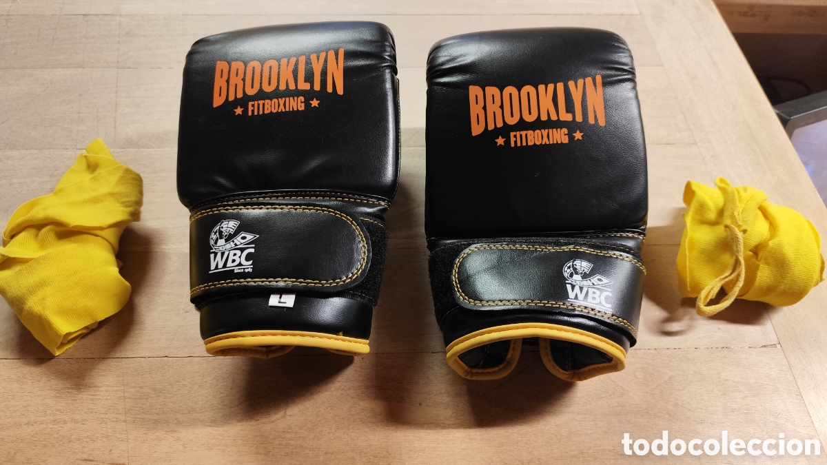 Antig&uuml;edades: Guantes Brooklyn Fitboxing Talla L + Vendas