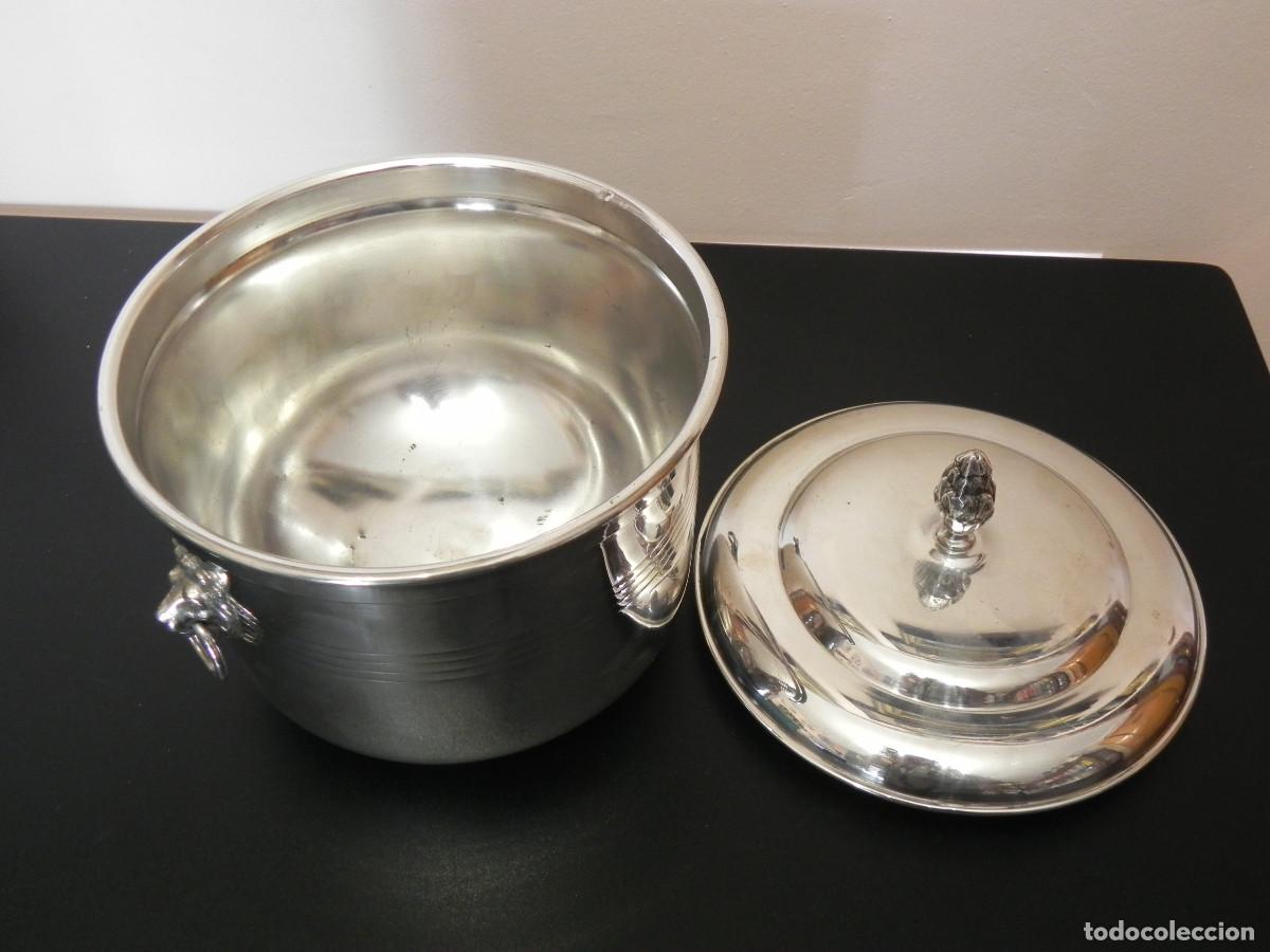 Antig&uuml;edades: ** HIELERA CUBITERA CON TAPA ** - Foto 5