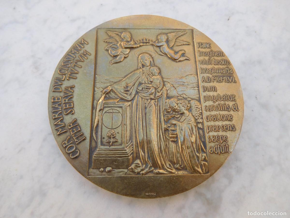 Antiquit&eacute;s: Medalla de bronce Joseph Maria Escriva de Balaguer OPUS