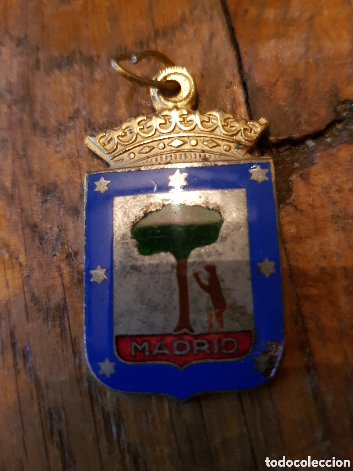 Antig&uuml;edades: ANTIGUA MEDALLA ESMALTADA DE MADRID