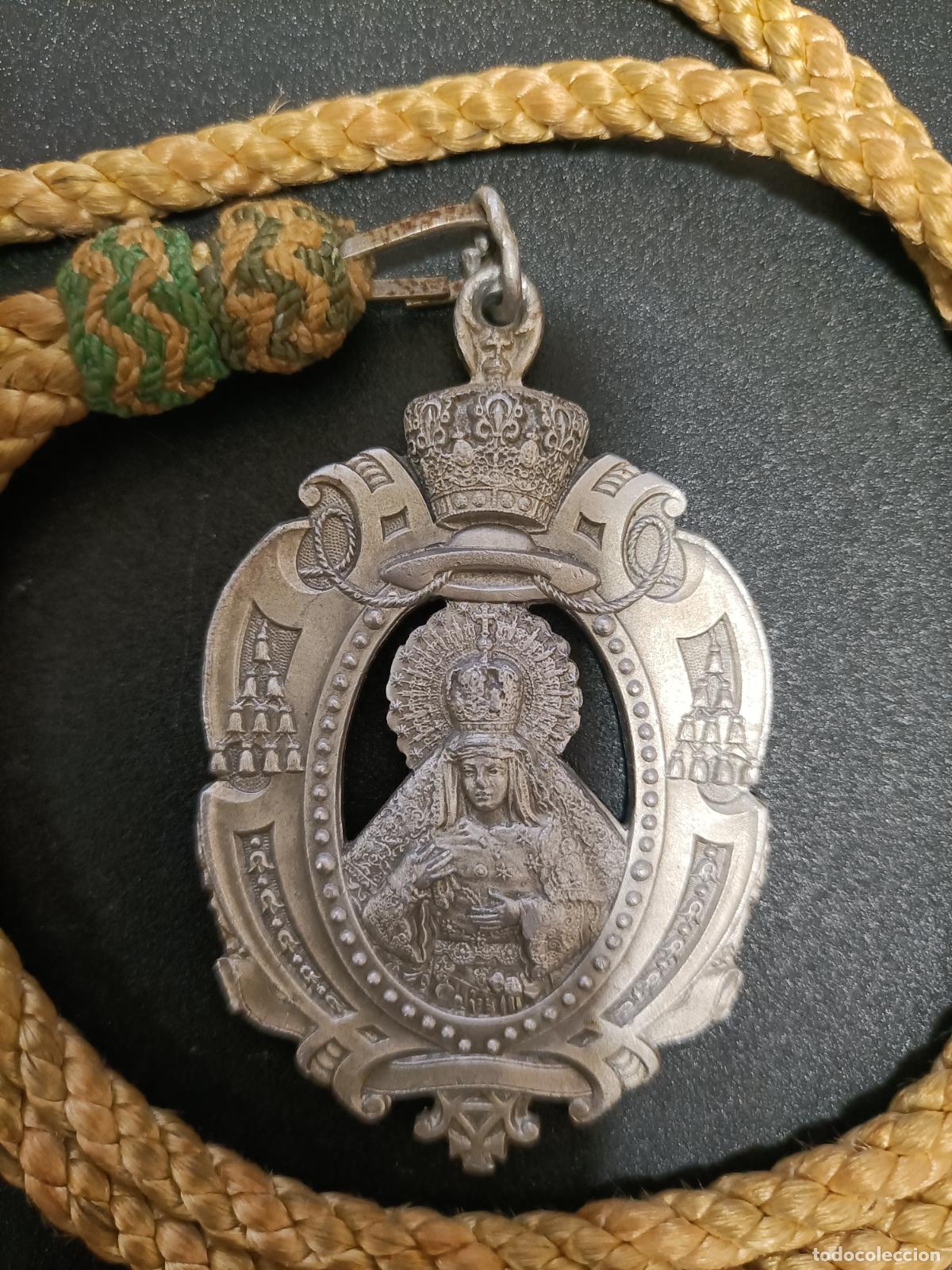 Antig&uuml;edades: ANTIGUA MEDALLA RELIGIOSA CORONACION DE LA ESPERANZA MACARENA 31-5-1964 SEMANA SANTA DE SEVILLA