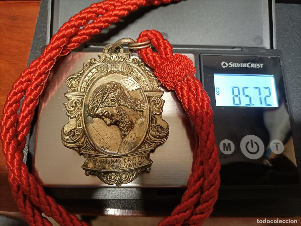 Antig&uuml;edades: ANTIGUA MEDALLA RELIGIOSA HERMANDAD DEL CALVARIO SEMANA SANTA DE SEVILLA