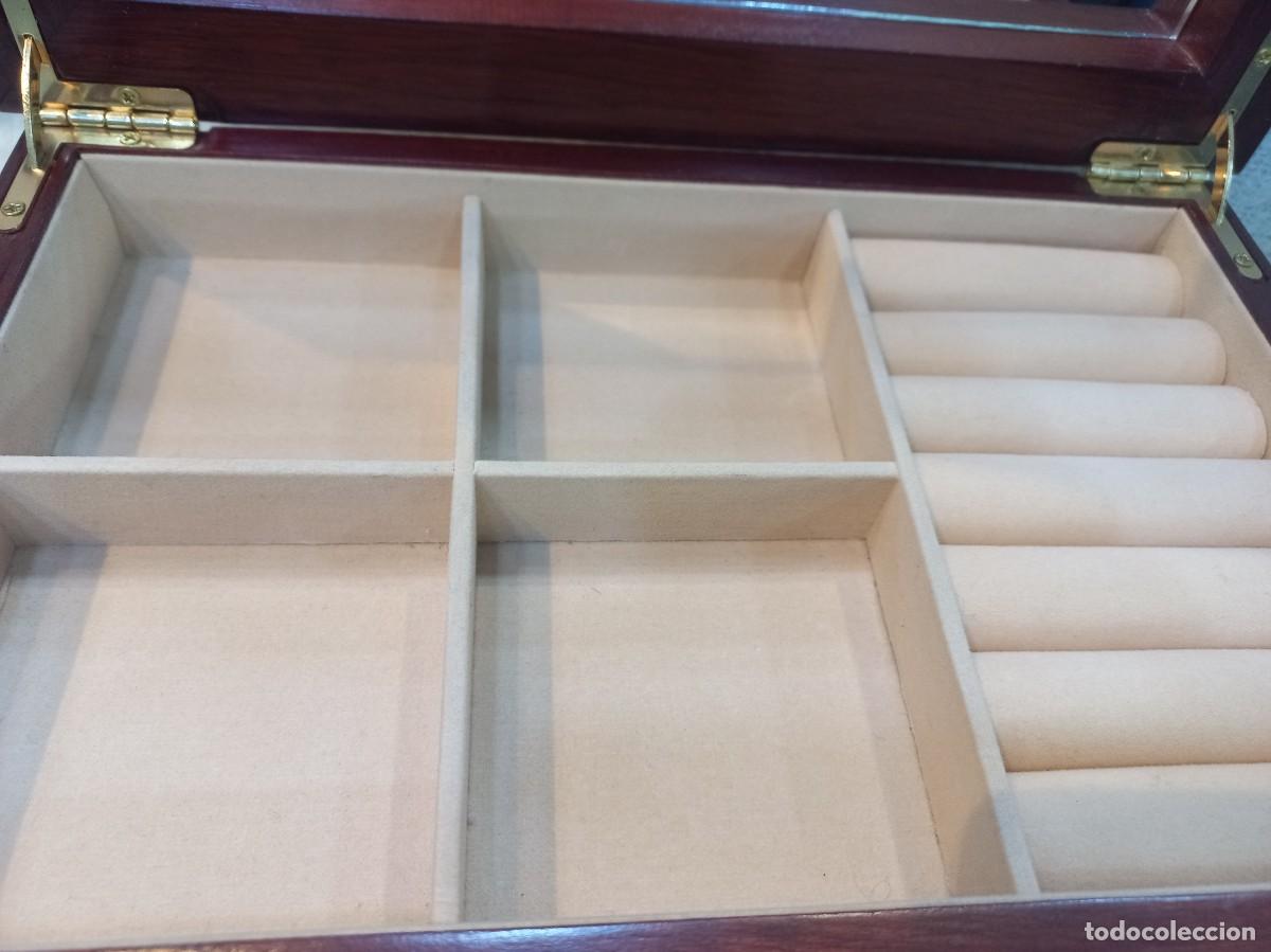 Antig&uuml;edades: JOYERO RECTANGULAR MADERA (caoba) UN CAJ&Oacute;N - Foto 6