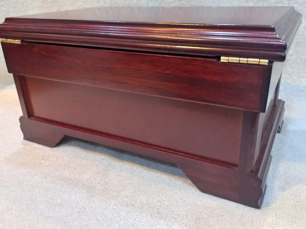 Antig&uuml;edades: JOYERO RECTANGULAR MADERA (caoba) UN CAJ&Oacute;N - Foto 10