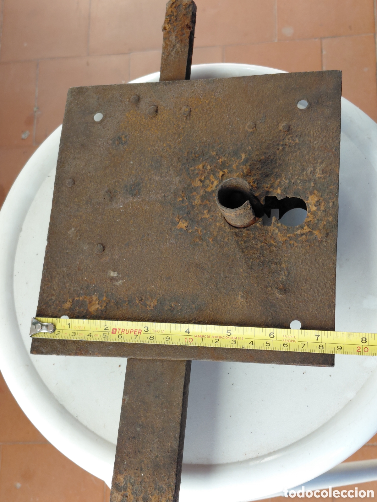 Antig&uuml;edades: Cerradura antigua sin llave