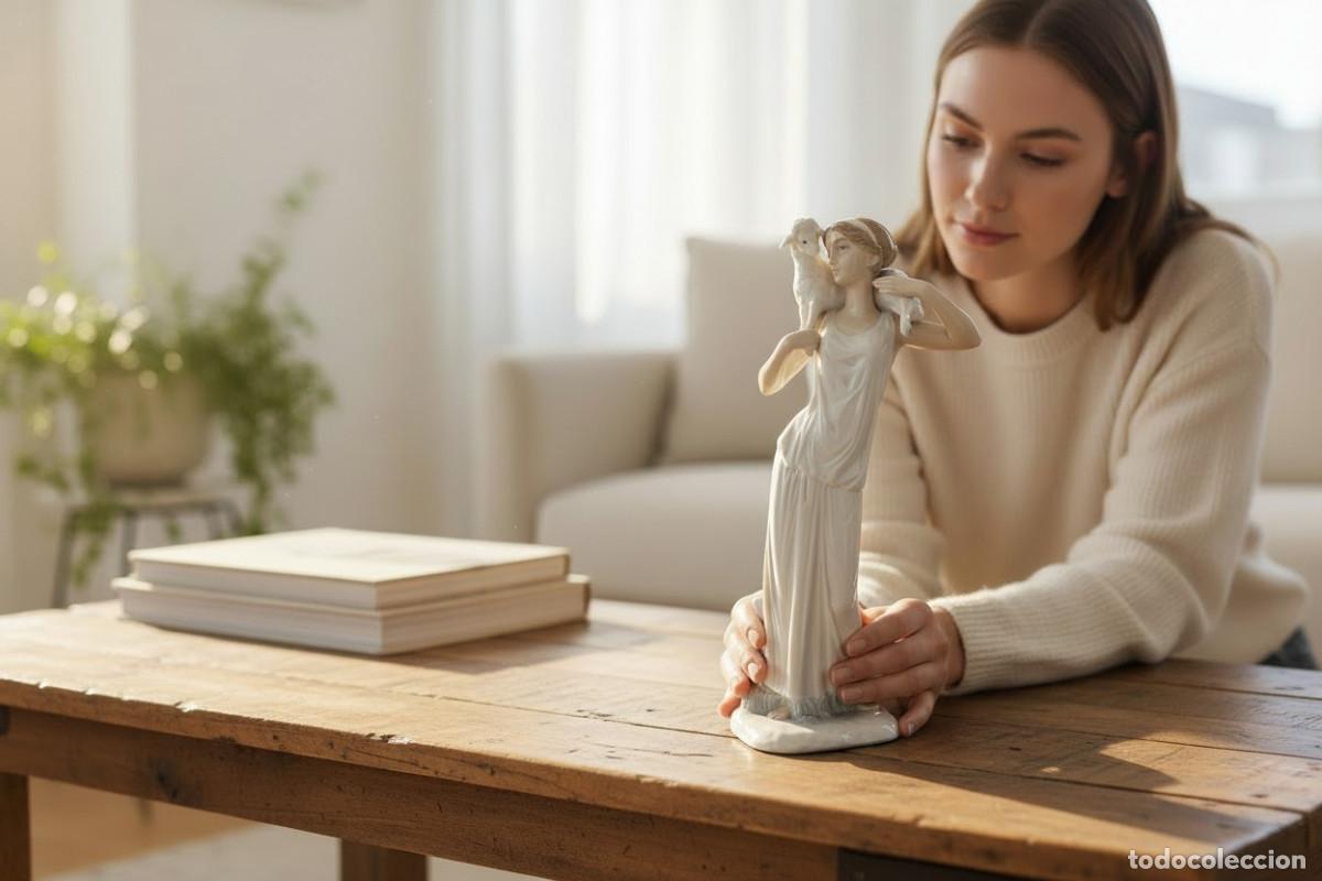 Antig&uuml;edades: preciosa pastorcita de Zaphir a&ntilde;os 60 primera etapa LLadro, Fulgencio Garcia