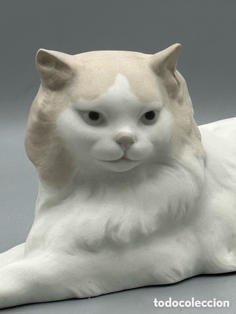 Antig&uuml;edades: REF: 01010128.06 &ldquo;GATO ANGORA&rdquo; LLADR&Oacute; - Foto 5