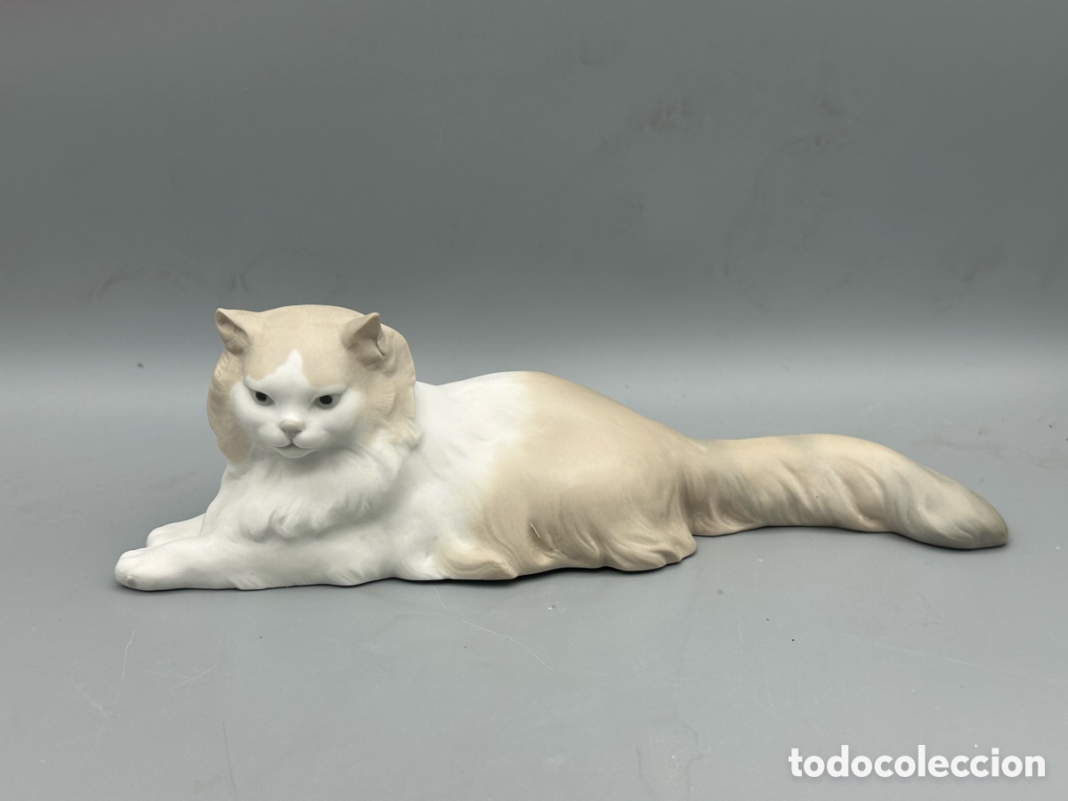 Antig&uuml;edades: REF: 01010128.06 &ldquo;GATO ANGORA&rdquo; LLADR&Oacute; - Foto 1