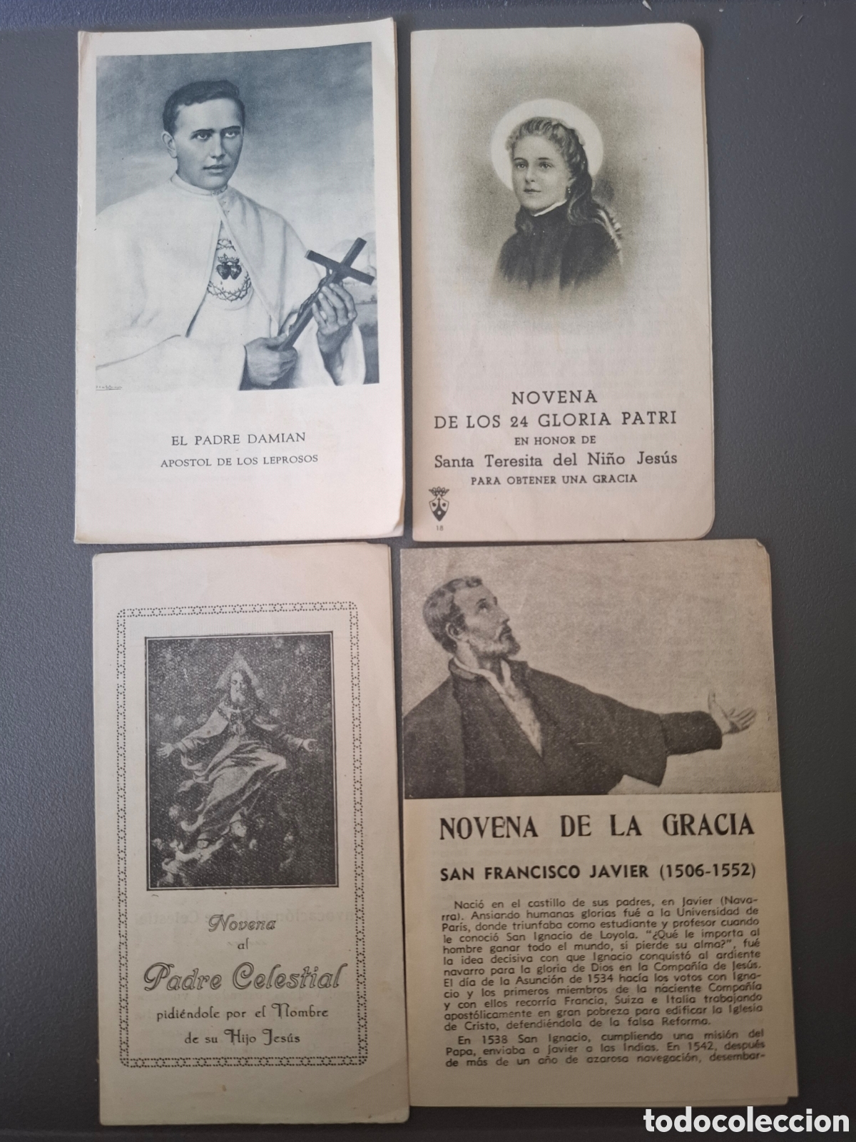 Antig&uuml;edades: Novenas- Sta Teresita del ni&ntilde;o Jes&uacute;s-Padre Dami&aacute;n-S.Fco Javier-Padre Celestial