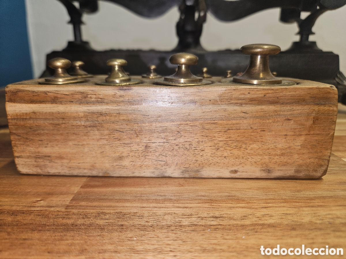 Antig&uuml;edades: Antigua balanza restaurada - Foto 8