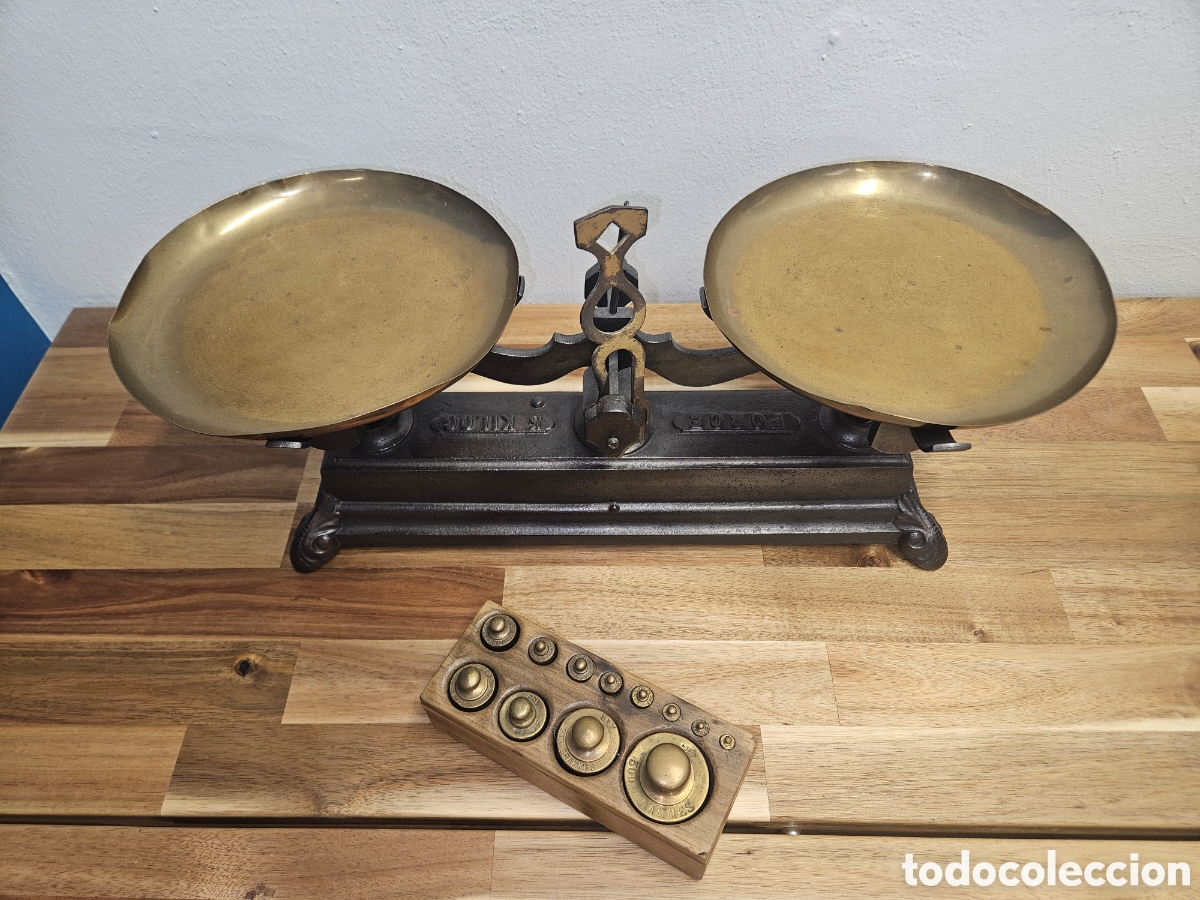 Antig&uuml;edades: Antigua balanza restaurada - Foto 10