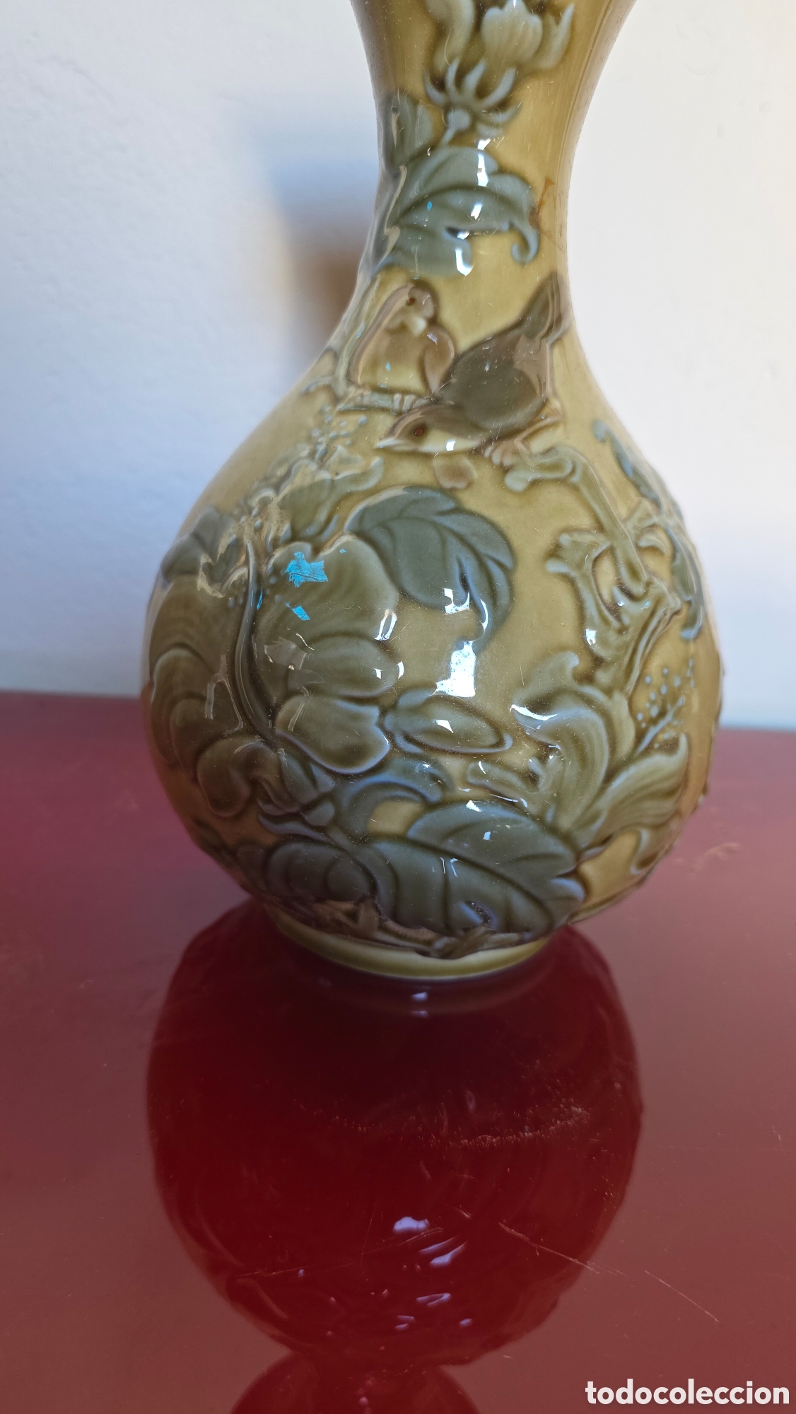 Antig&uuml;edades: Jarron porcelana lladro - Foto 2