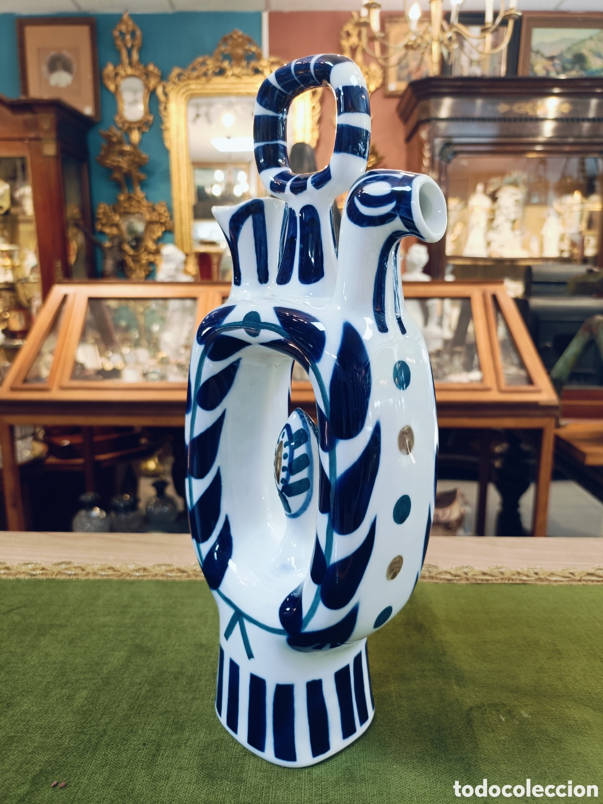 Antig&uuml;edades: SARGADELOS . BOTIJO NUMERO 3 . PERFECTO - Foto 2