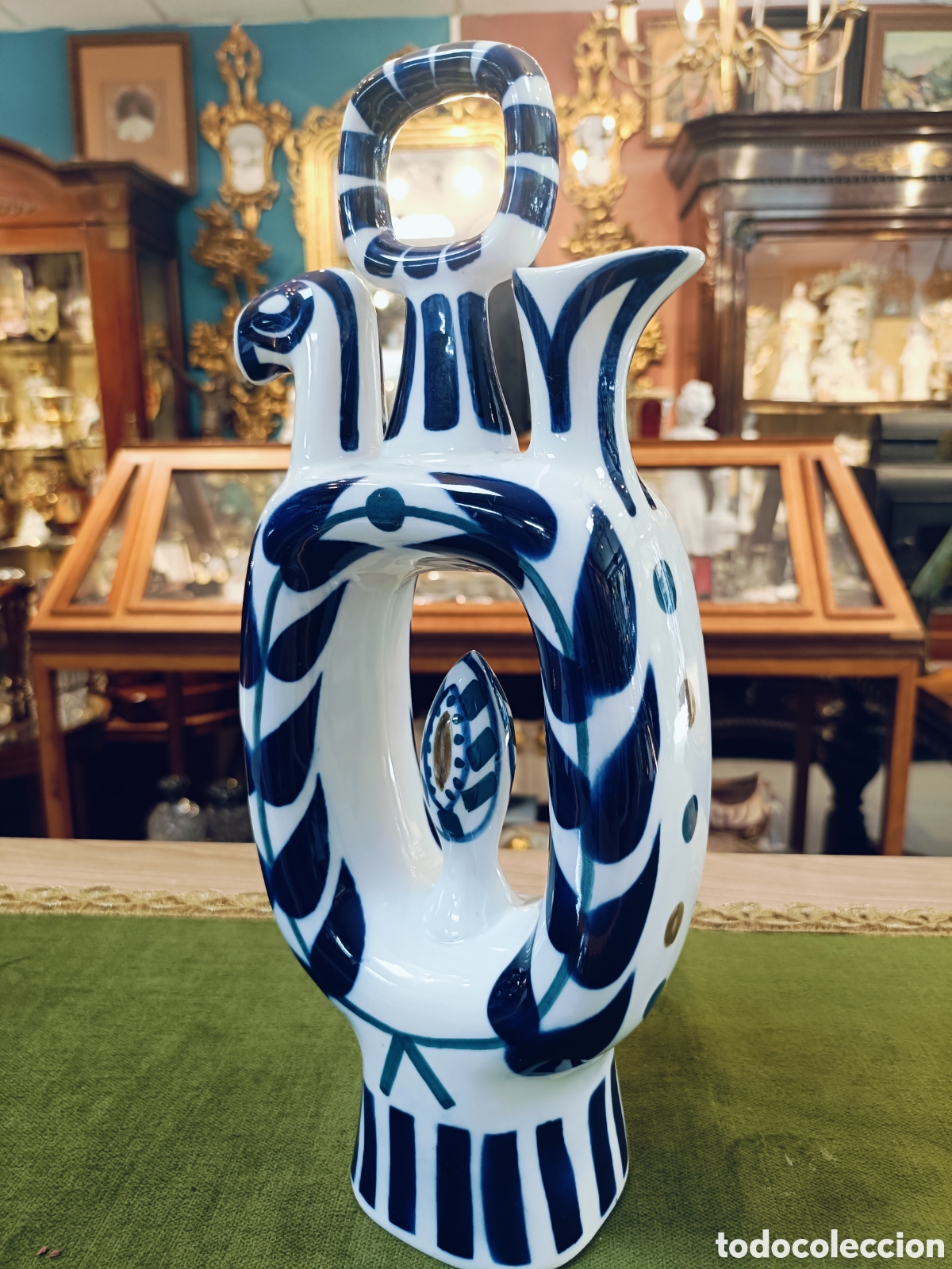 Antig&uuml;edades: SARGADELOS . BOTIJO NUMERO 3 . PERFECTO - Foto 4