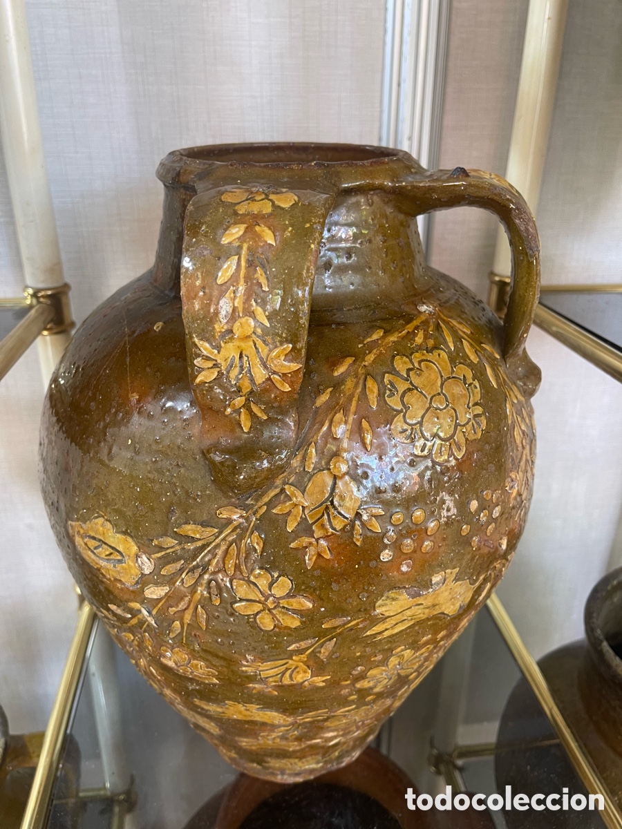 Antig&uuml;edades: Olla maja siglo XIX Toledo - Foto 3