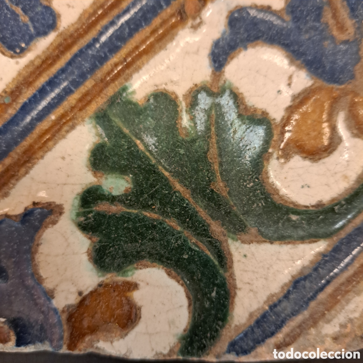 Antig&uuml;edades: Azulejo. Siglo XVI. Toledo. - Foto 4