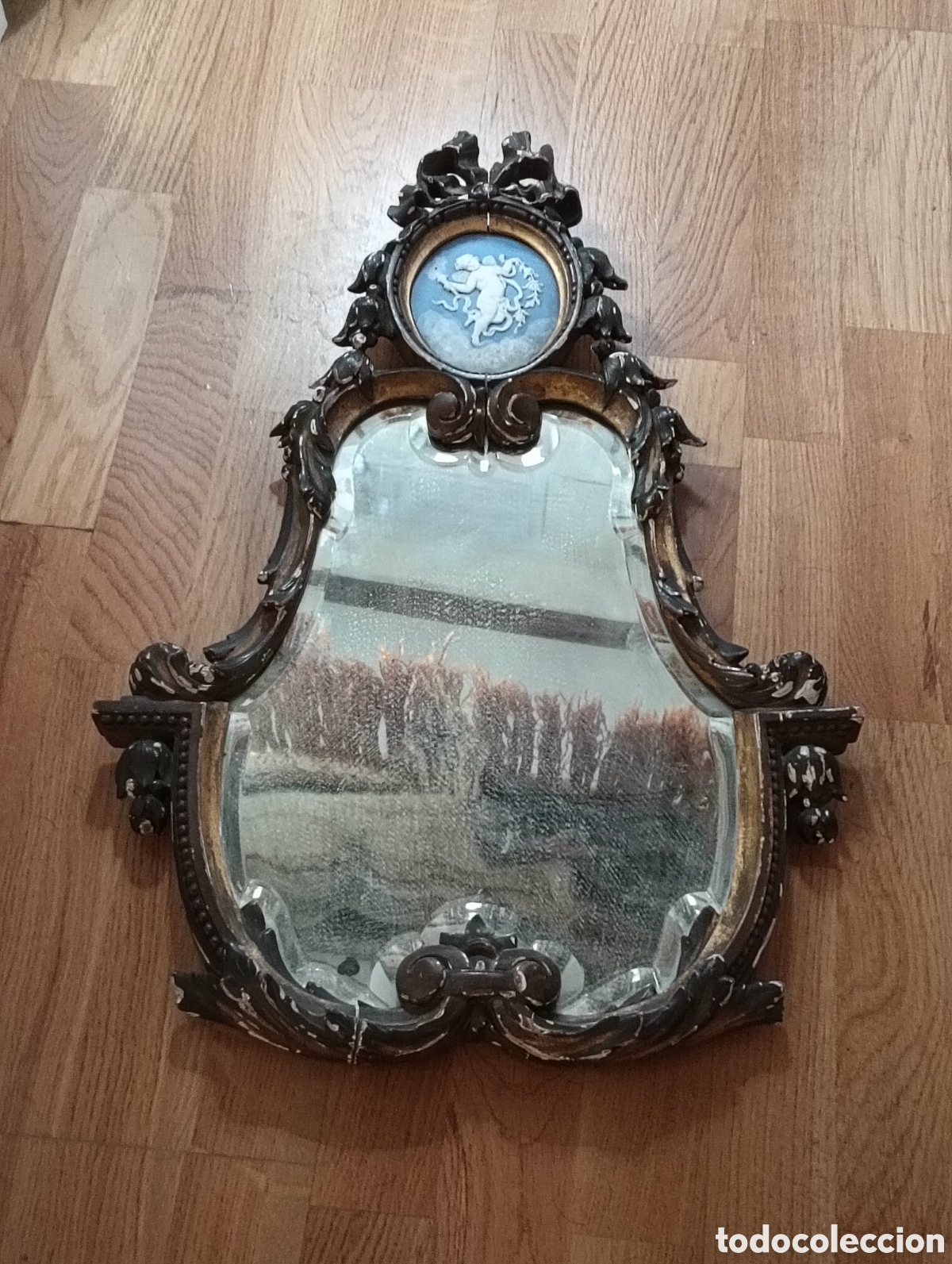 Antig&uuml;edades: Antiguo espejo Rococo. .
