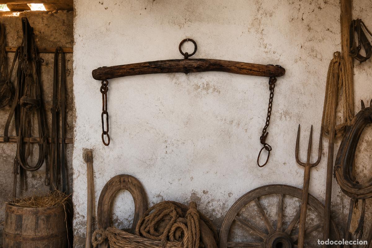 Antig&uuml;edades: BALANCIN DE TIRO PARA CABALLERIAS