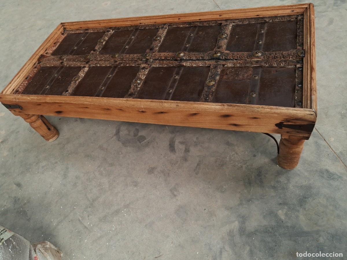 Antig&uuml;edades: Mesa de centro india vintage: - Foto 2